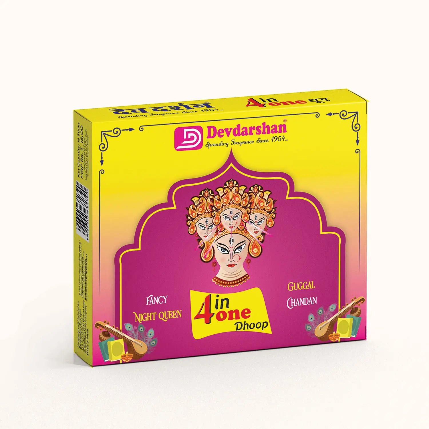 轟音の滝2枚セットFoil Shop 4-In-1 Wet Dhoop Sticks - Premium Combo Fragrances