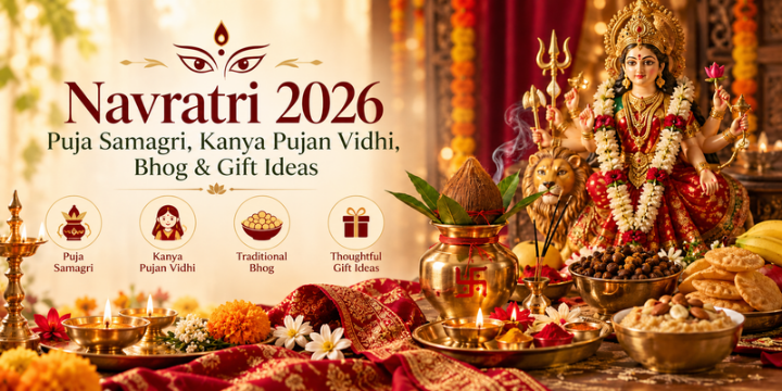 Navratri 2026: Puja Samagri, Kanya Pujan Vidhi, Bhog & Gift Ideas