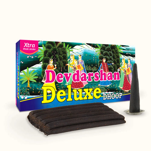 Deluxe Extra Thick Wet Dhoop Sticks - Premium Fragrance