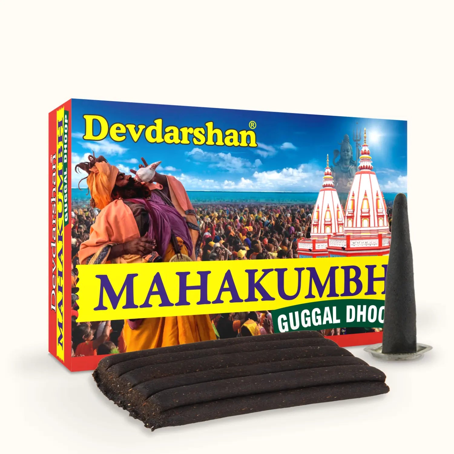 Mahakumbh Guggal Wet Dhoop Sticks (20 Sticks) 2