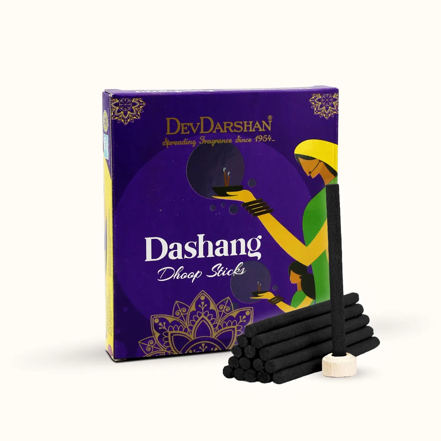 Premium Dashang Bambooless Dry Dhoop Sticks - Luxury Aroma