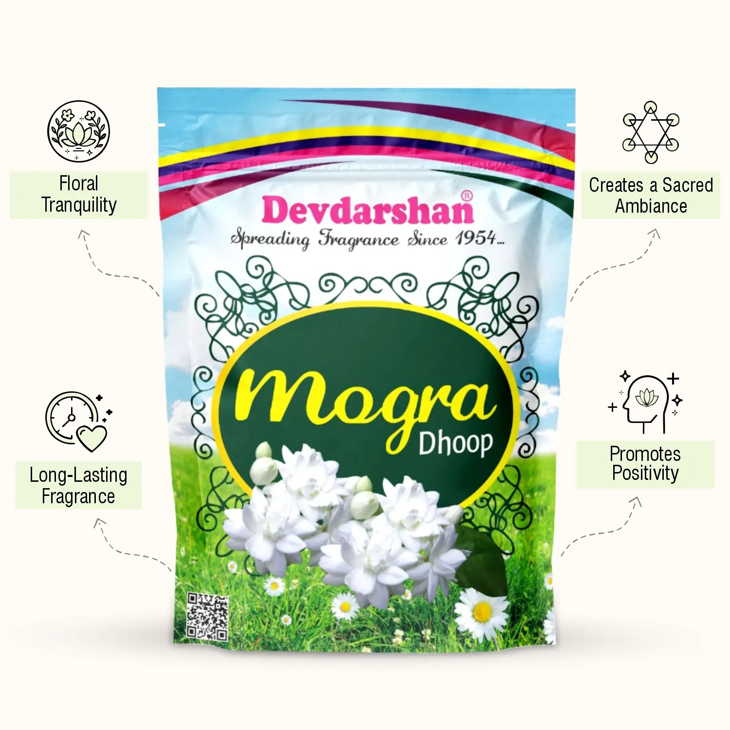 Mogra Wet Dhoop Sticks Pouch (20 Sticks) 3