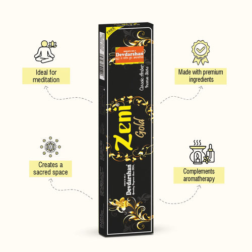Zeni Gold Incense Sticks (100g)