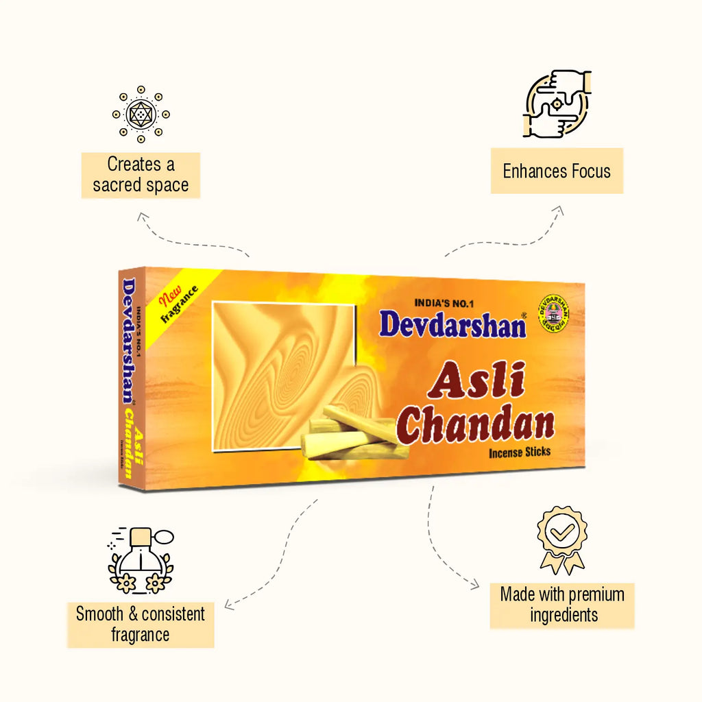 Asli Chandan Incense Sticks (25g) 3