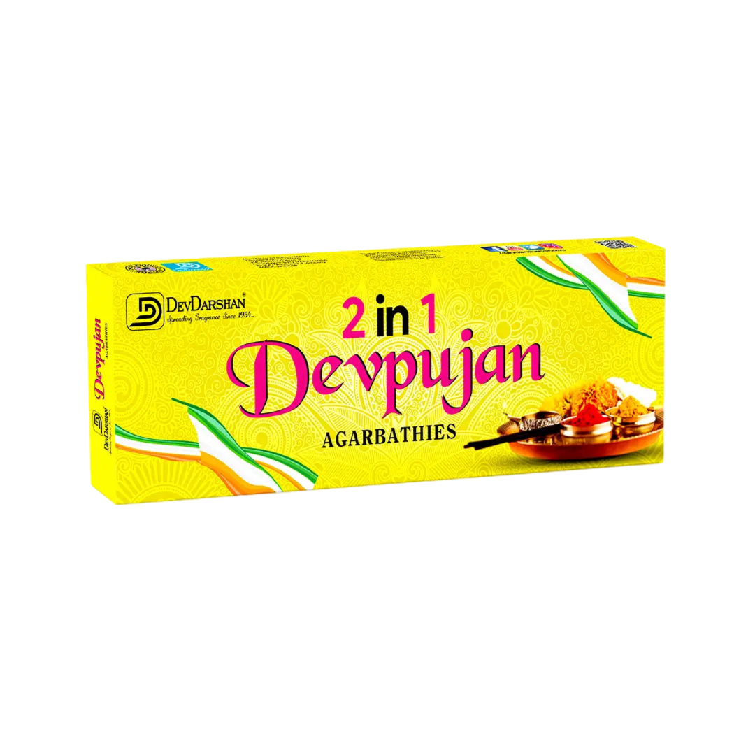 Devpujan 2 in 1 Incense Sticks (25g)