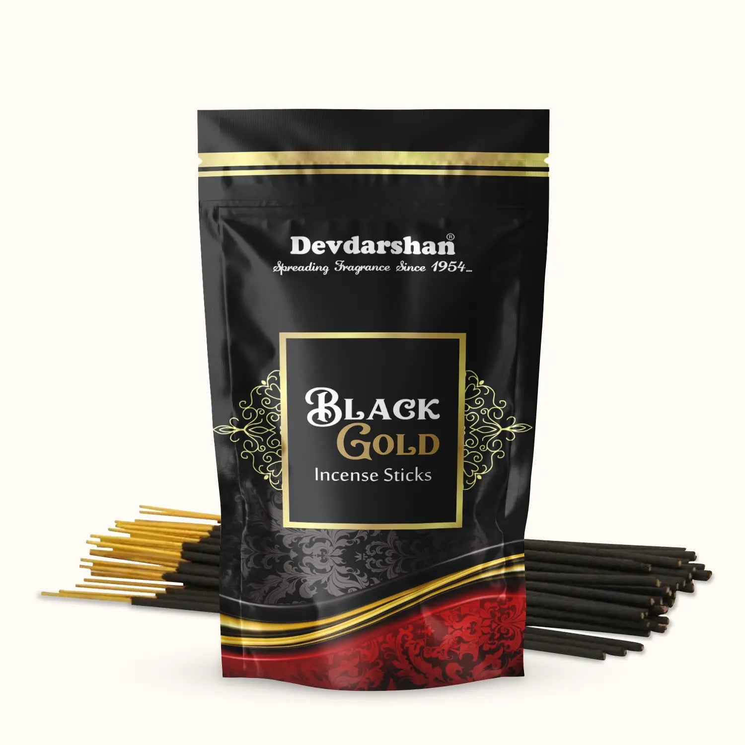 Shop Black Gold Incense Pouch – Calmness for Mind & Soul