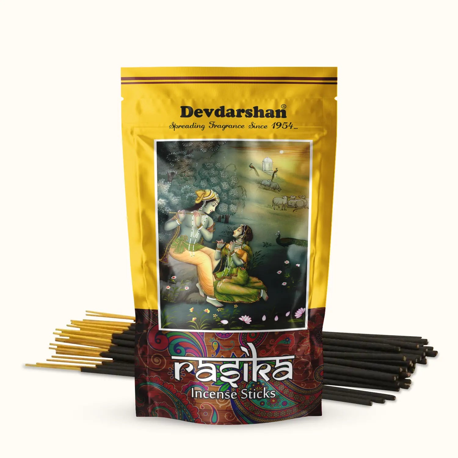Premium Rasika Incense Sticks Pouch – Spiritual Bliss & Calm