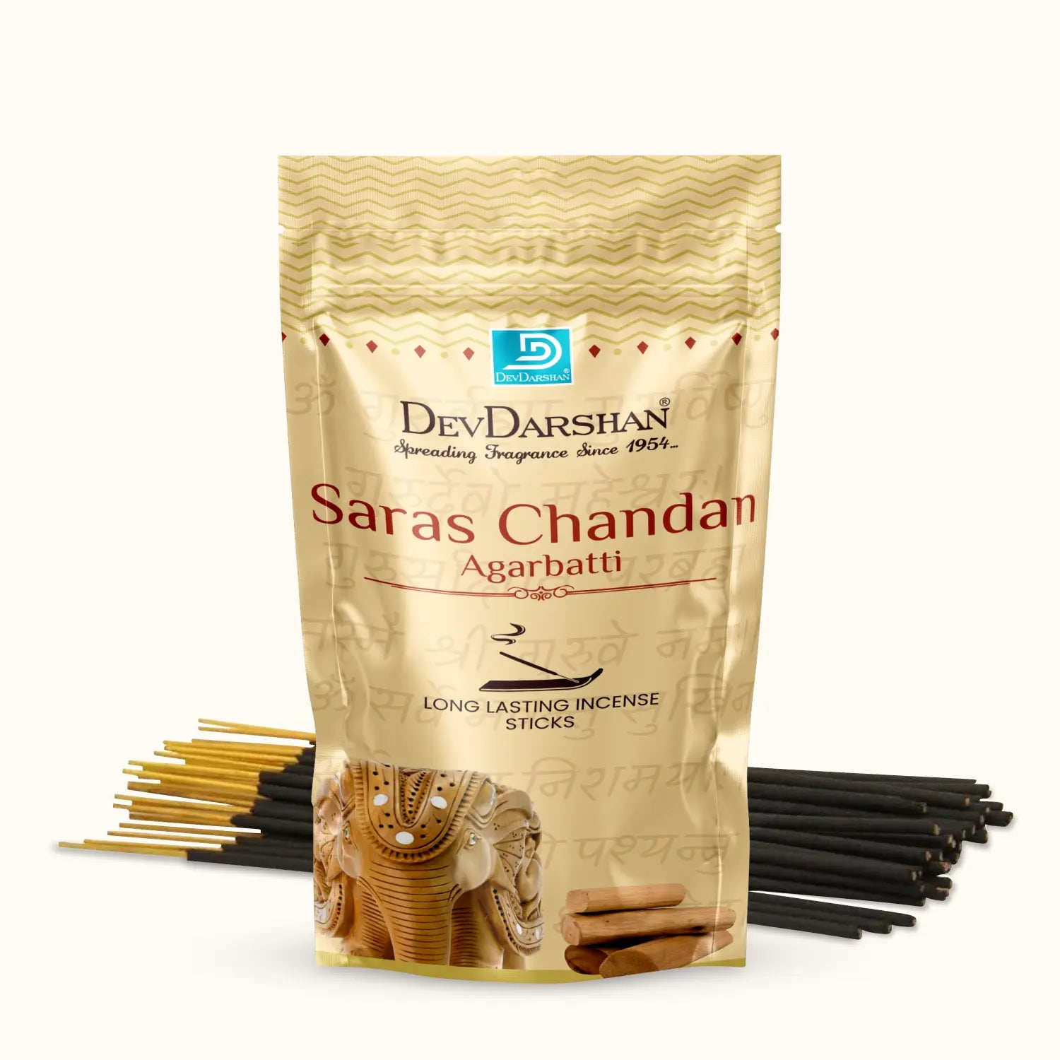 Shop Premium Saras Chandan Incense Sticks Pouch for Puja
