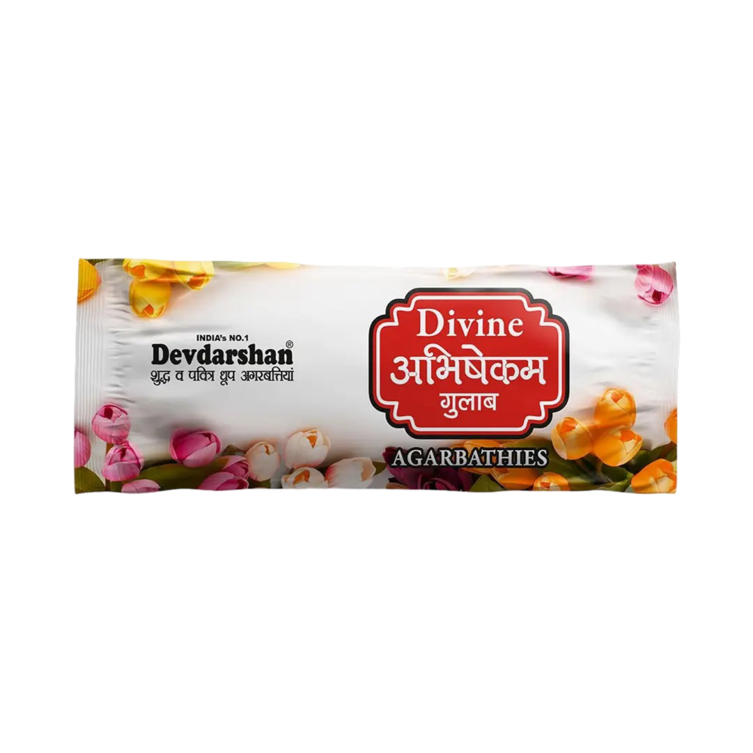 Divine Abhishaikam Rose Incense Pouch – Aroma for Peaceful