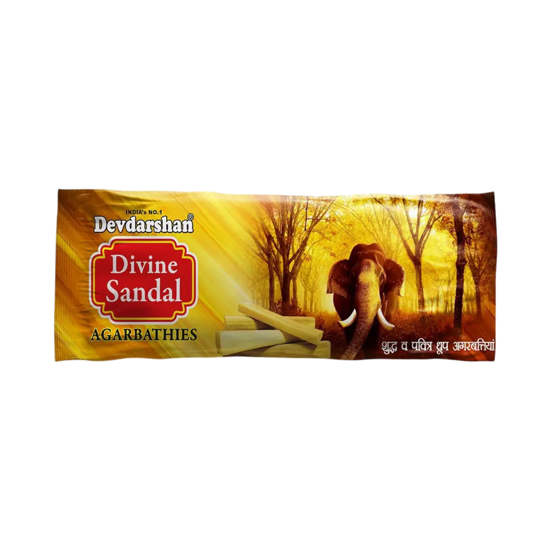 Divine Sandal Incense Sticks Pouch – Sacred Calm & Purity