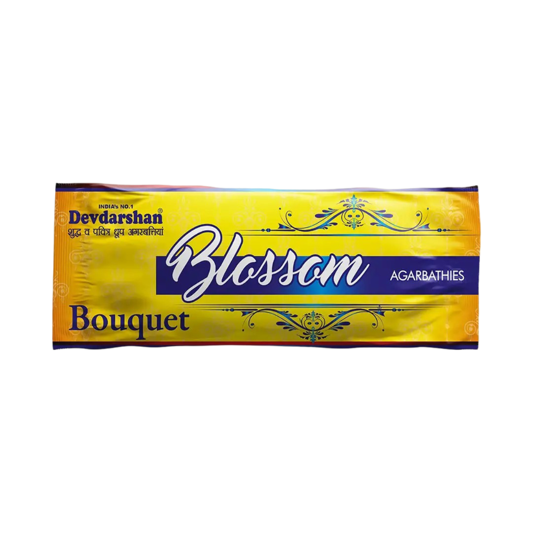 Divine Blossom Bouquet Incense Sticks Pouch (18g)