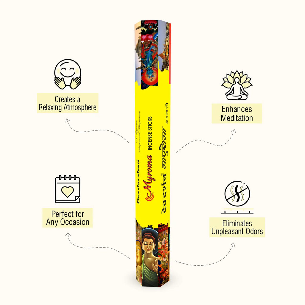 Myroma Incense Sticks Hexa Pack (20g) 3