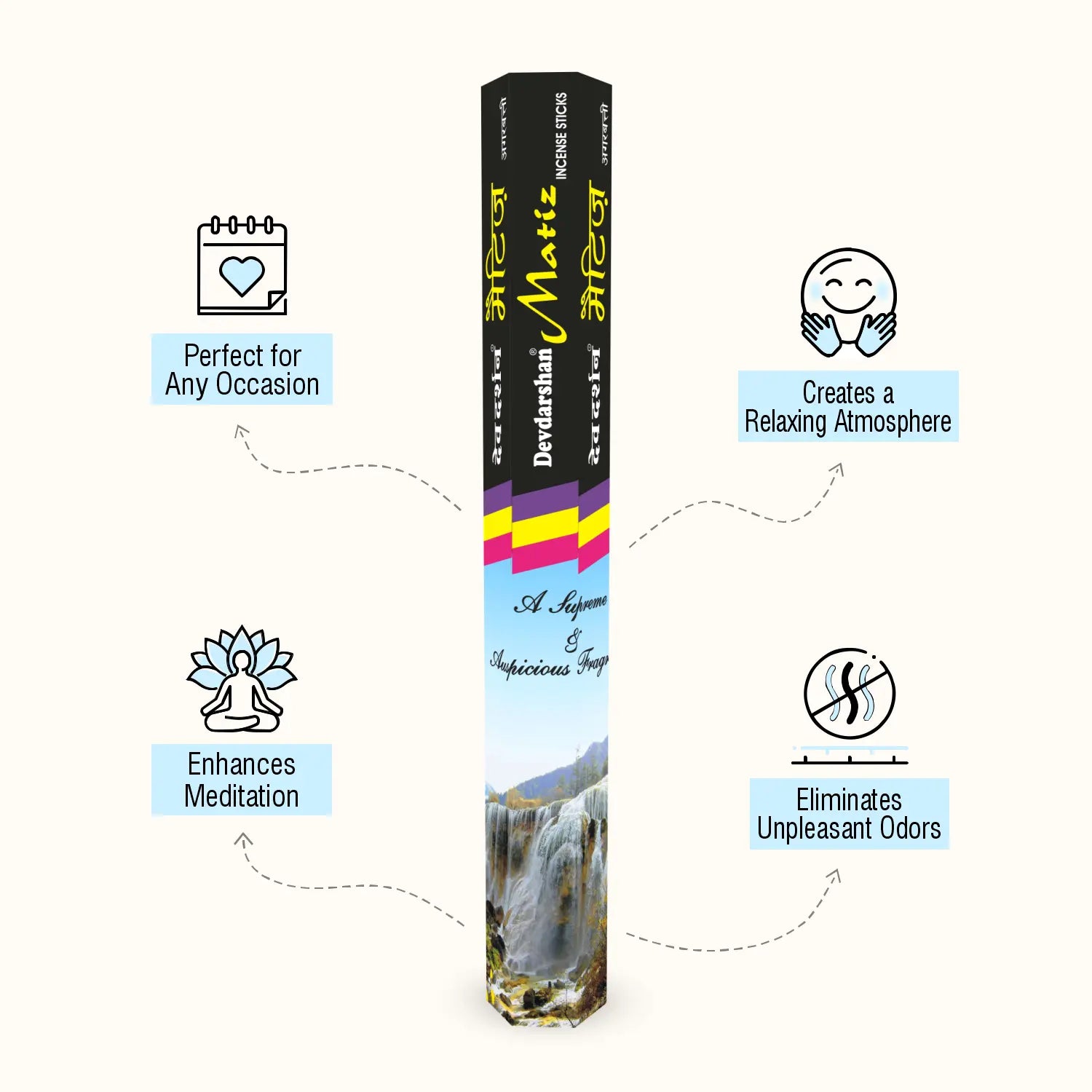 Matiz Incense Sticks Hexa Pack (20g) 3