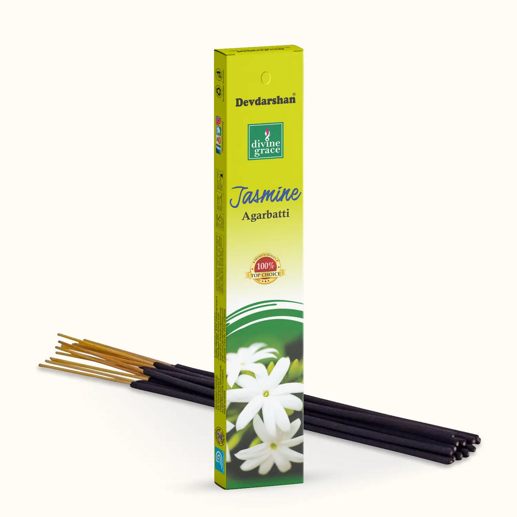 Shop Divine Grace Jasmine Incense Sticks – Floral Fragrance