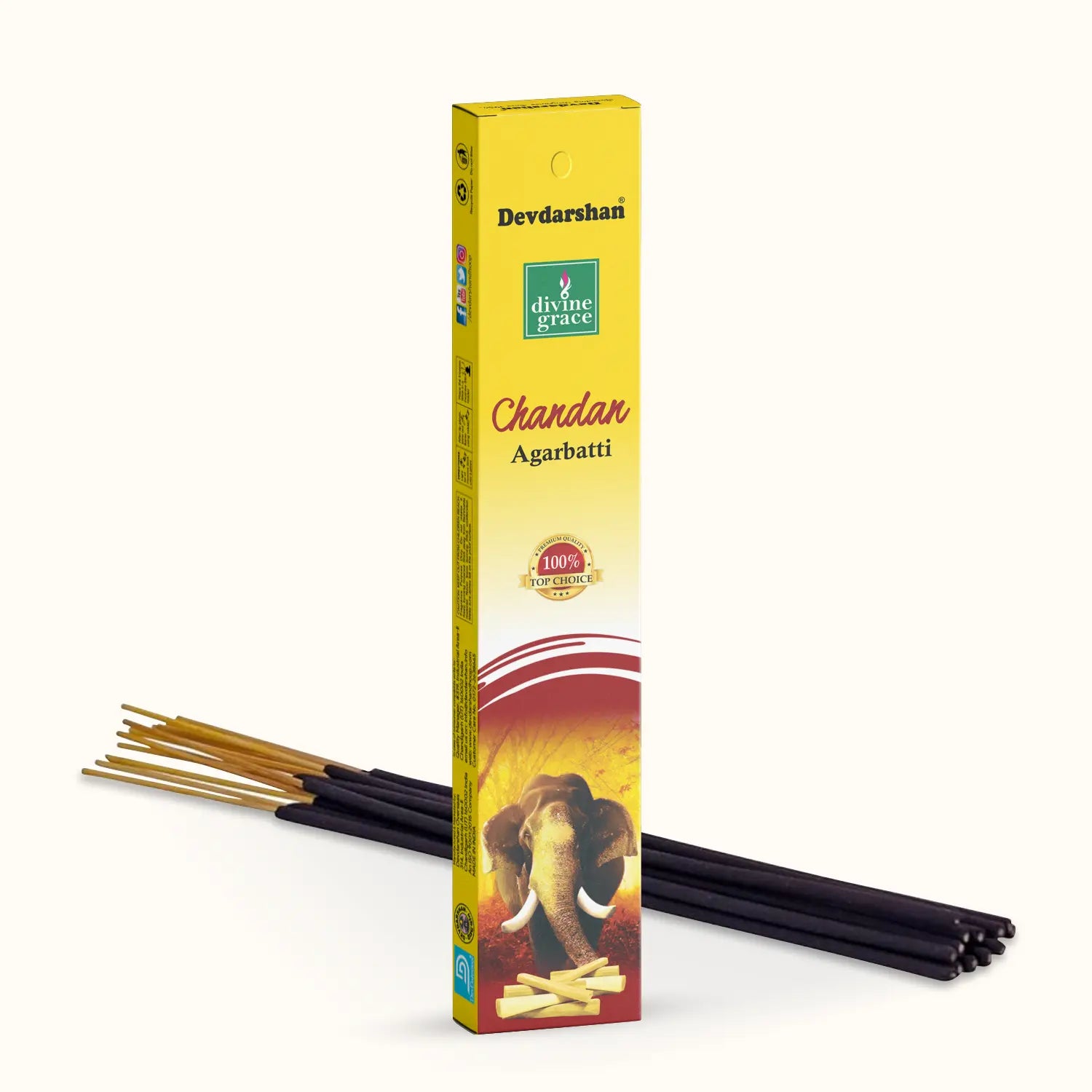 Chandan Divine Grace Incense Sticks (15g)