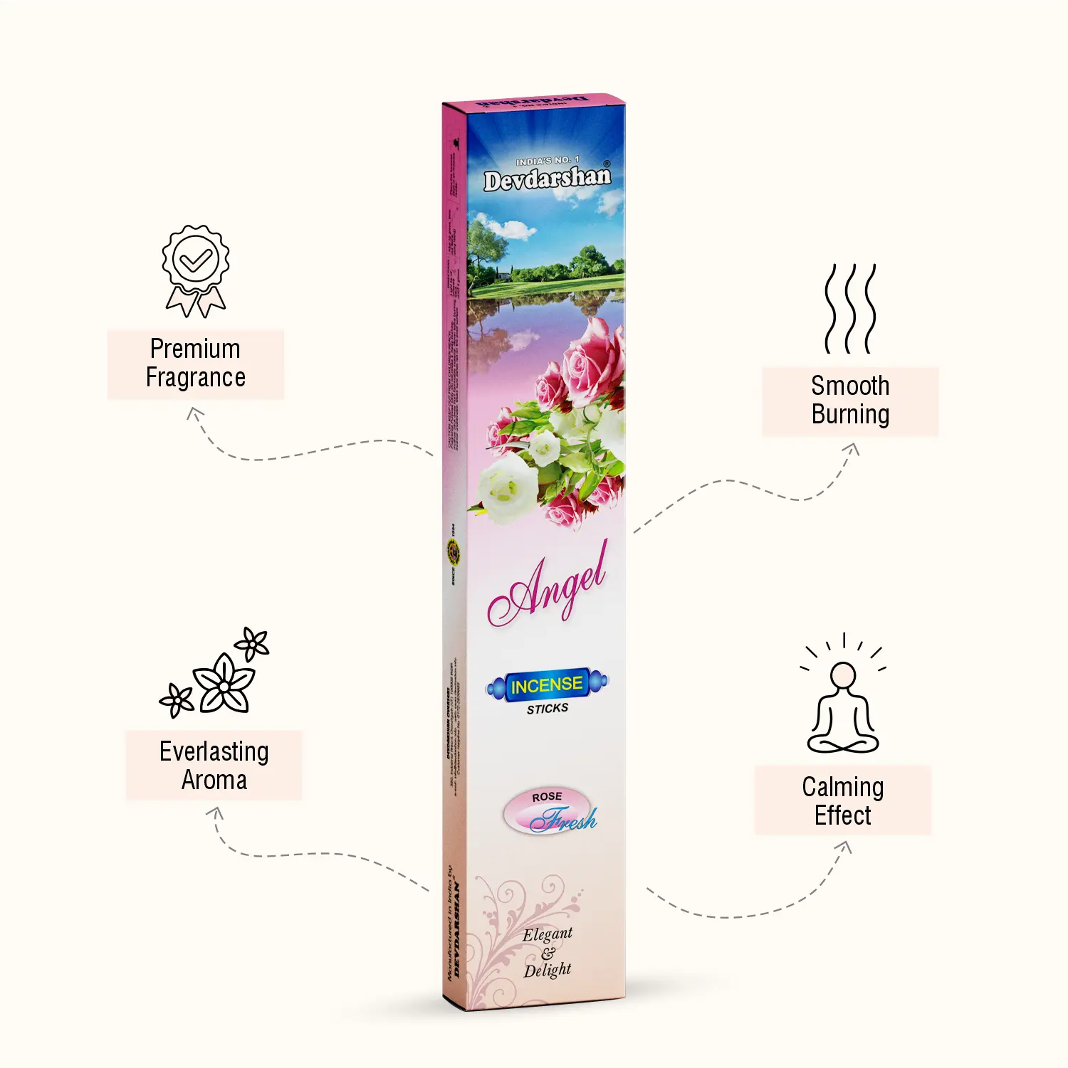 Rose Angel Incense Sticks (20g) 3
