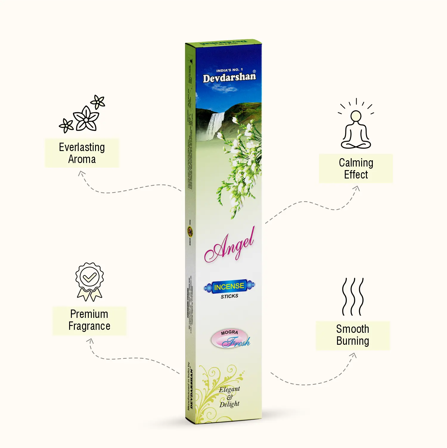 Mogra Angel Incense Sticks (20g)