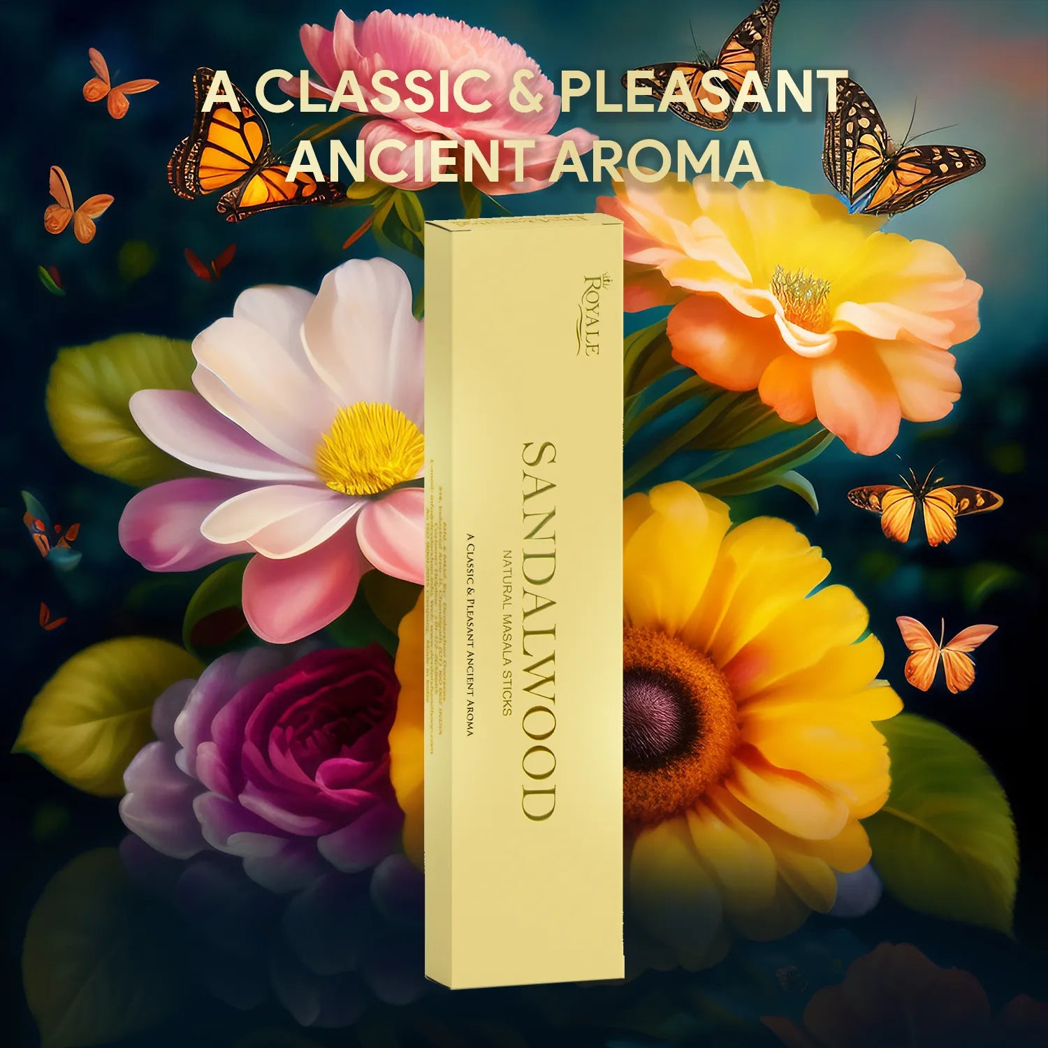 Sandalwood Natrual Masala Incense Sticks (50g) 4