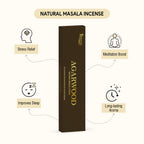 Agarwood Royale Natural Masala Incense Sticks (50g)
