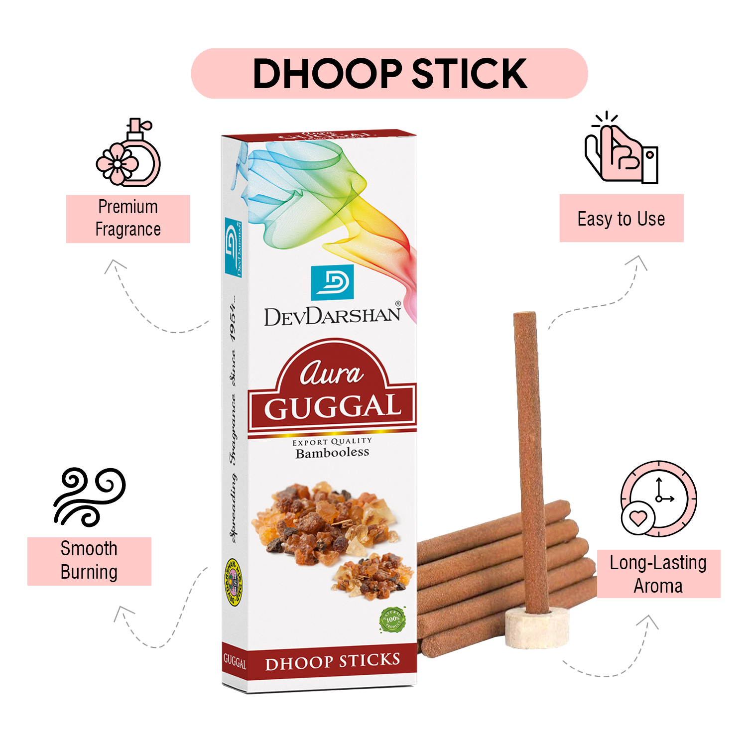 Aura Dry Dhoop Sticks Guggal