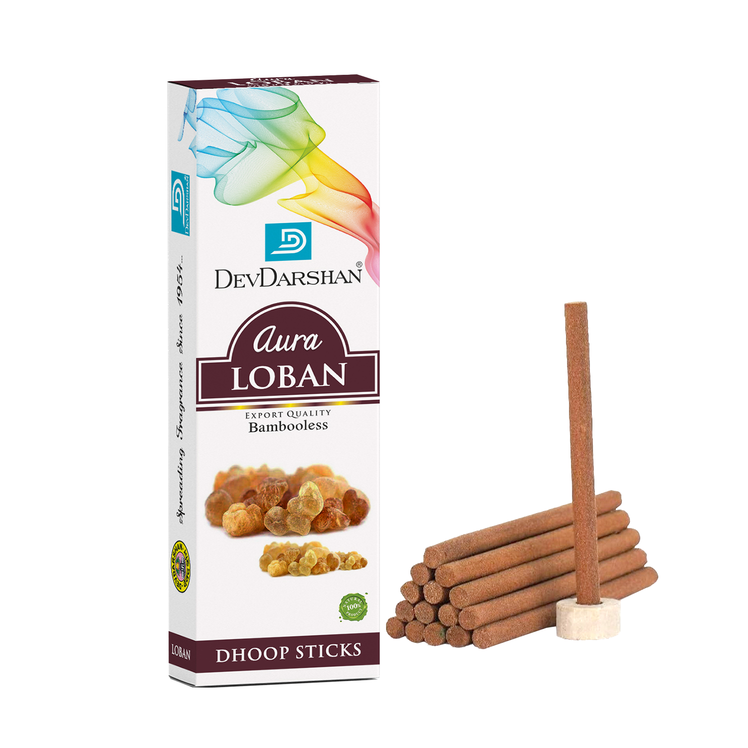 Buy Aura Loban Dry Dhoop Sticks - Pure & Smooth Burn