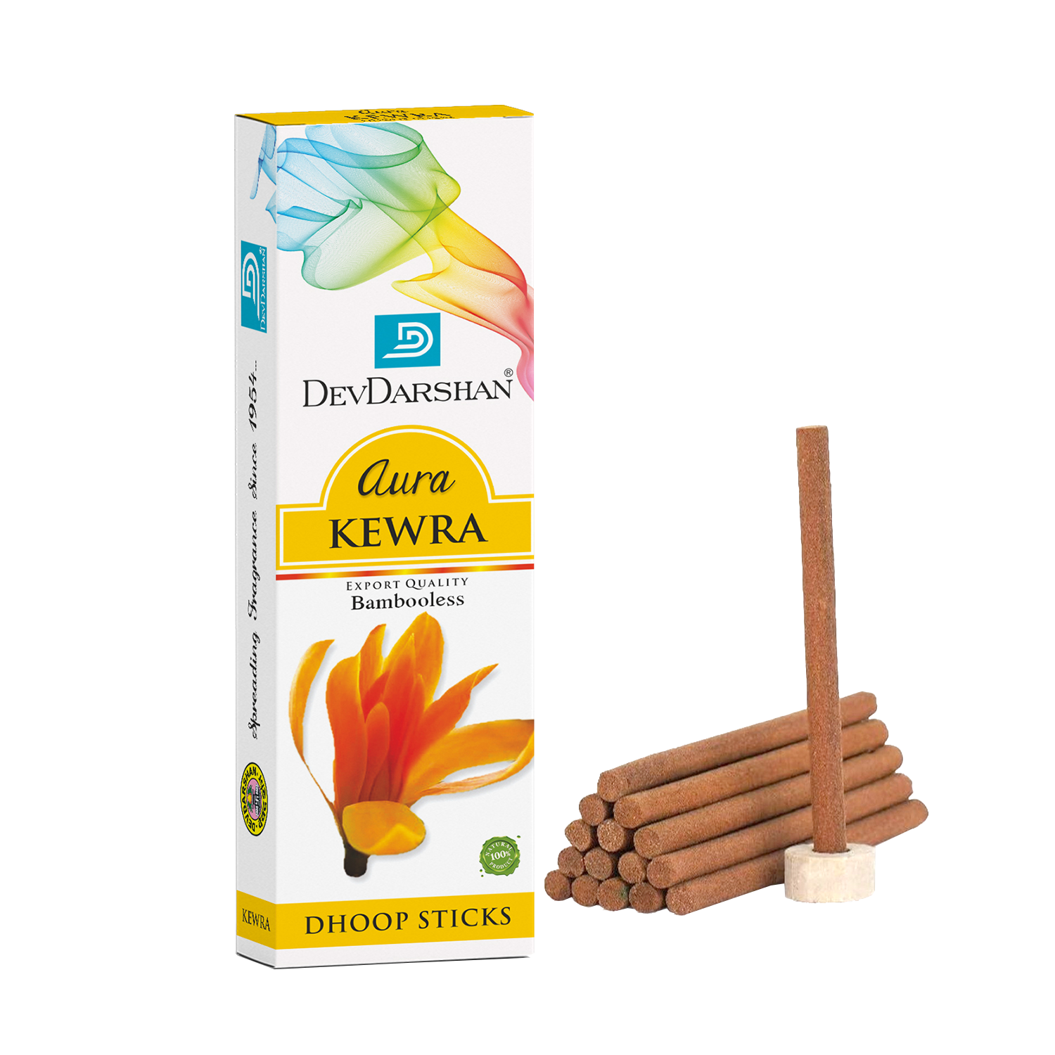 Buy Kewra Bambooless Dry Dhoop Sticks - Long-Lasting Aroma