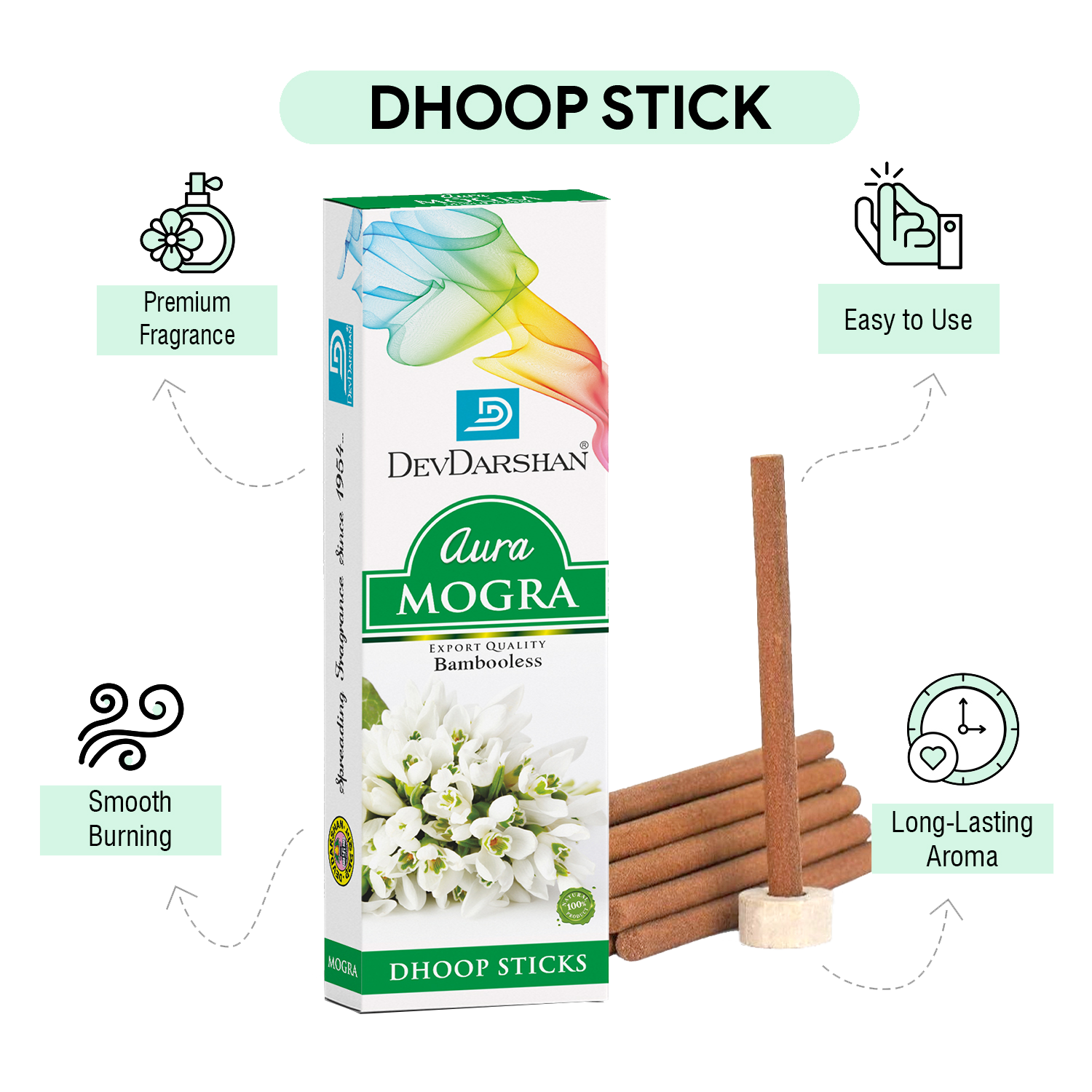 Aura-Dry-Dhoop-Sticks-(10-Sticks)-Mogra-2
