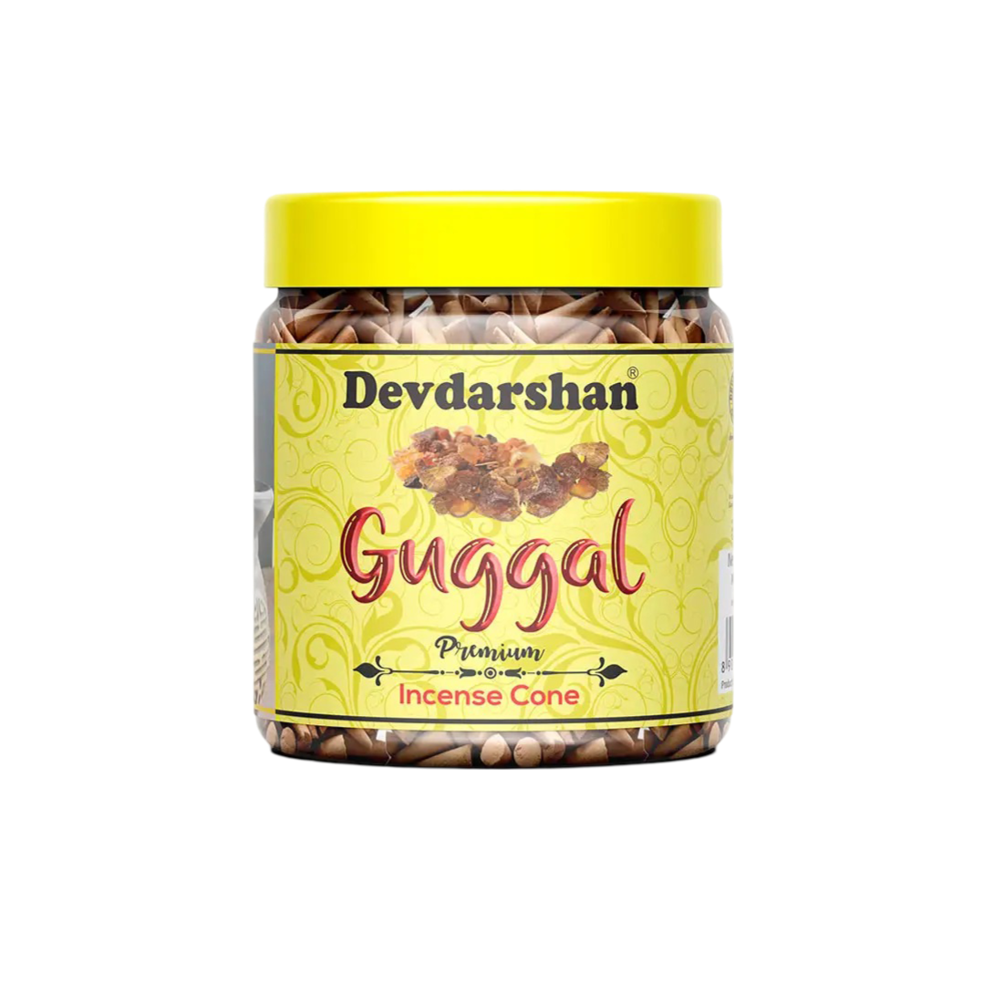 Buy Guggal Dhoop Cone Jar - Pure, & Calming Resin Aroma