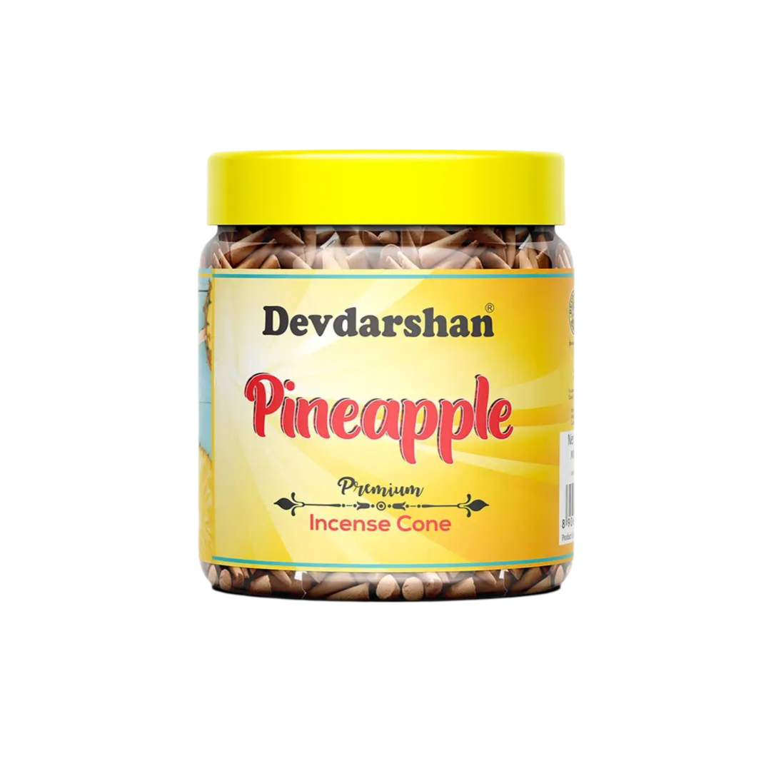 Shop Pineapple Dhoop Cone Jar - Sweet, & Relaxing Fragrance
