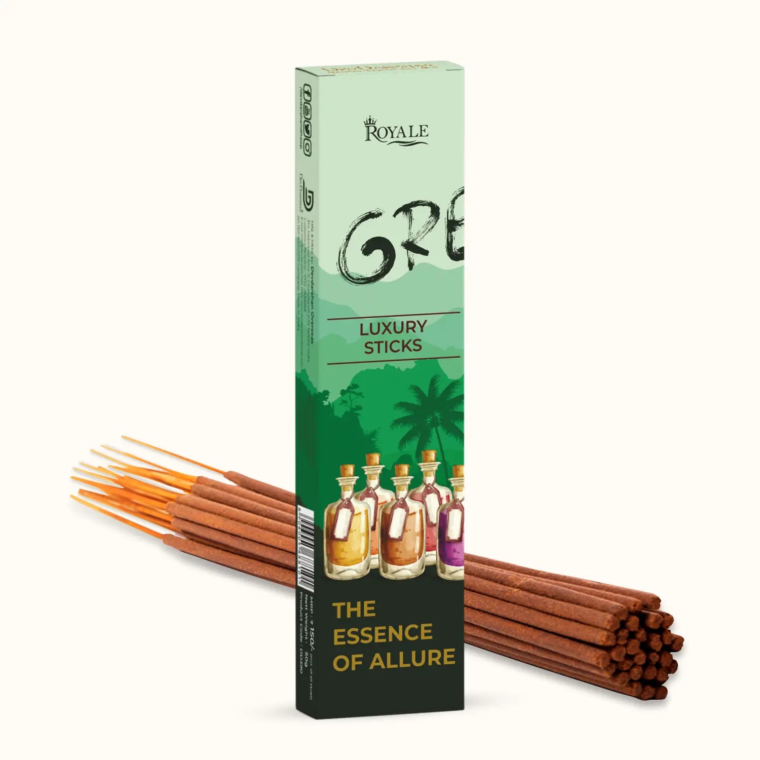 Shop Green Woods Royale Incense Sticks - Luxurious Aroma