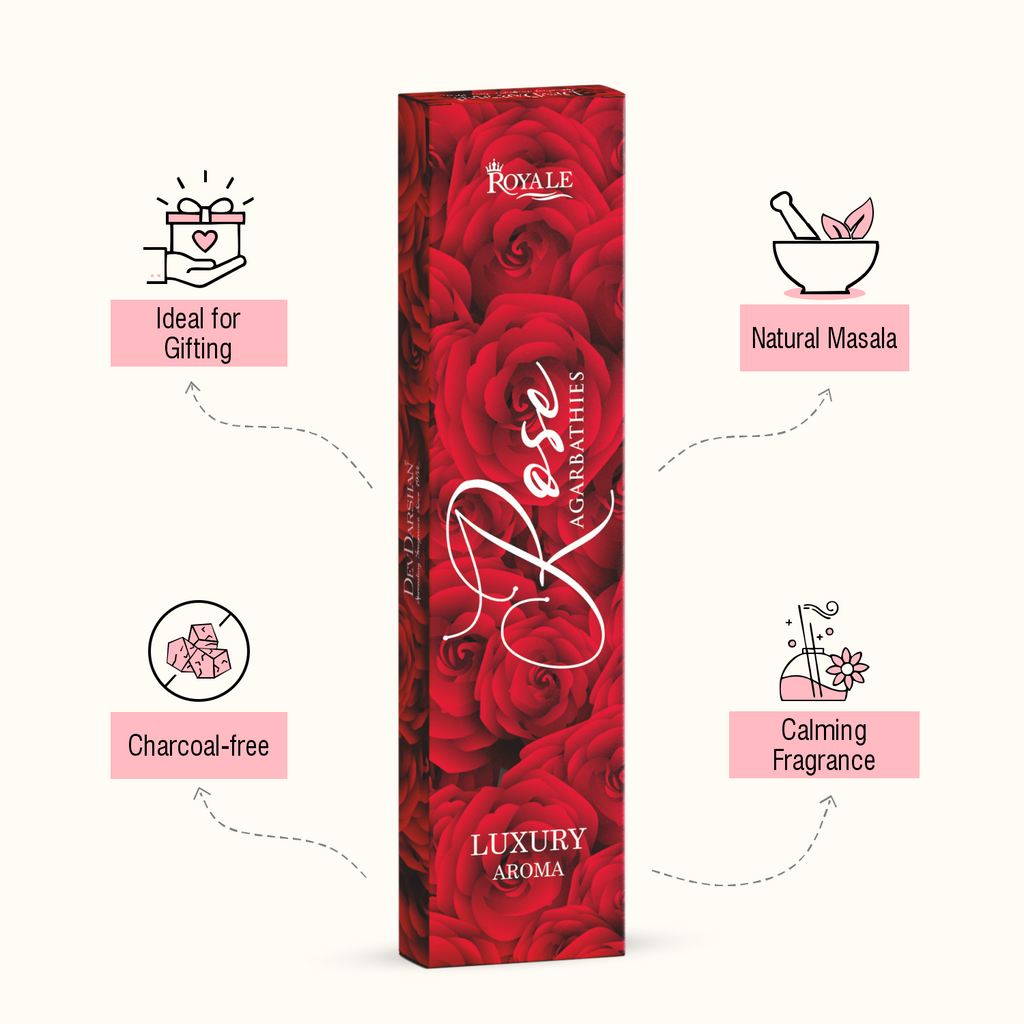 Rose Royale Luxury Incense Sticsk (50g) 3