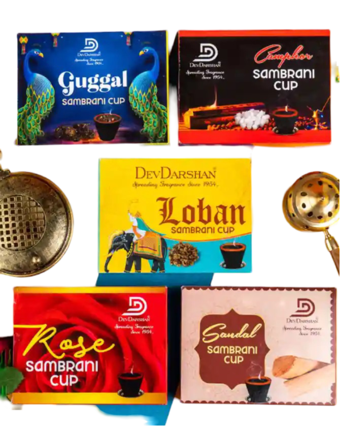 Premium Sambrani hawan Cups Combos for home Cleansing