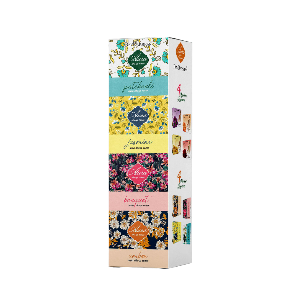 Aura Dhoop Cones Premium Mix Pack