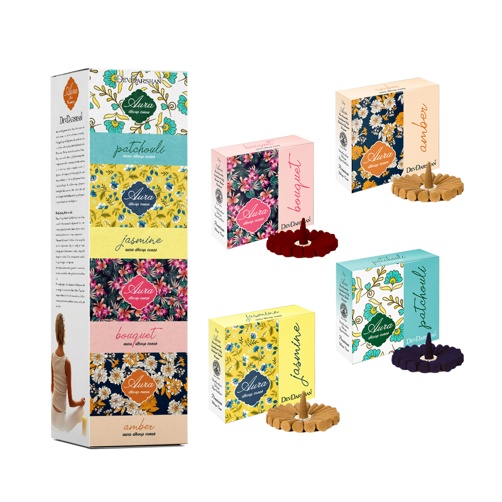 Aura Dhoop Cones Premium Mix Pack