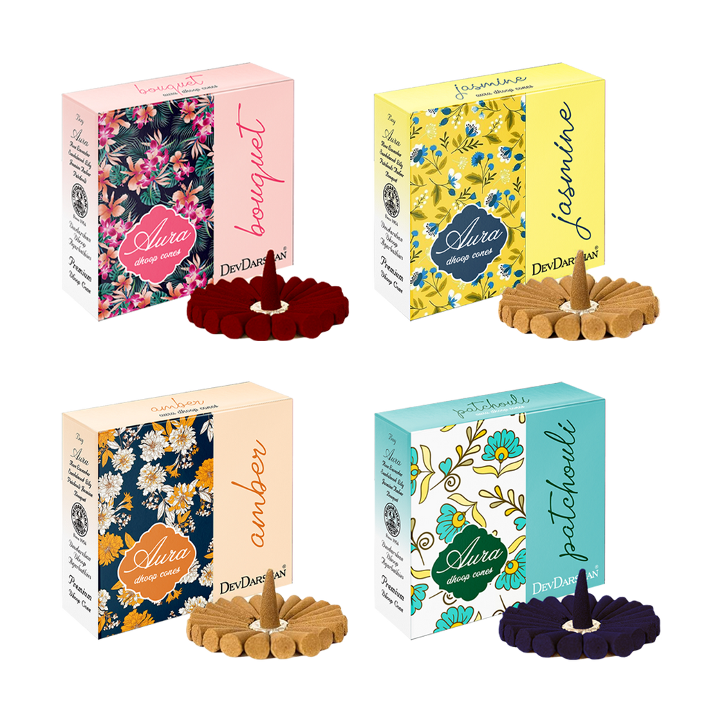 Aura Dhoop Cones Premium Mix