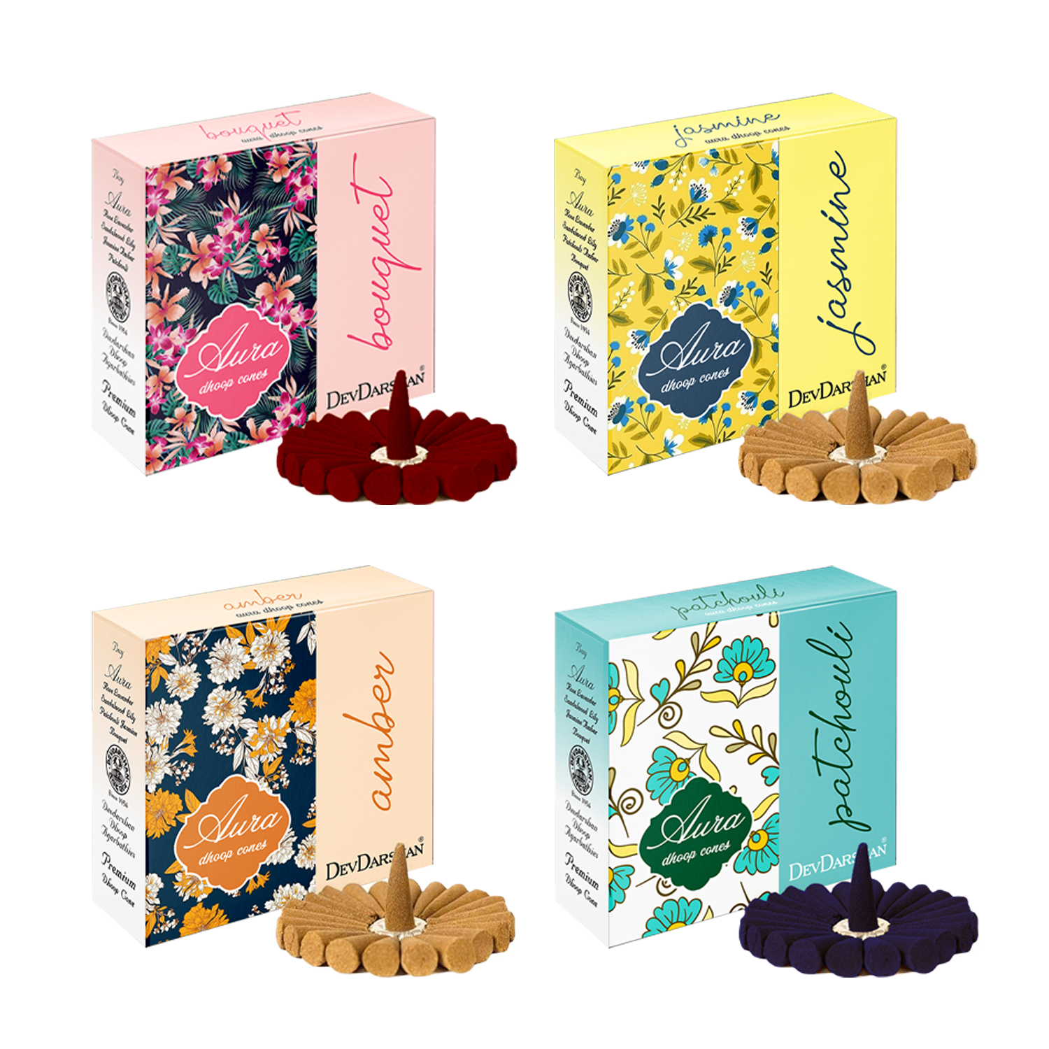 Aura Dhoop Cones Premium Mix