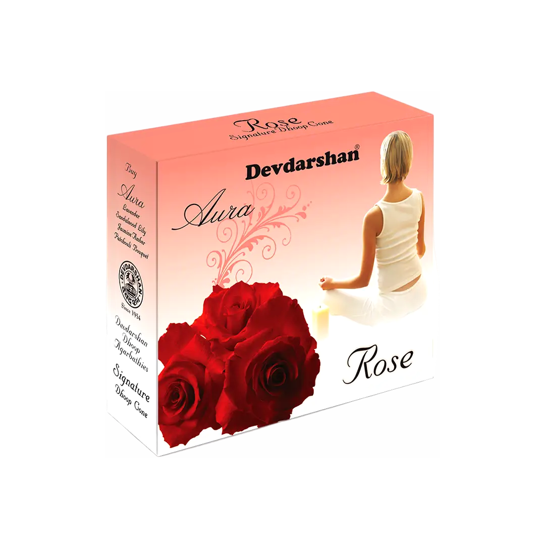 Buy Aura Rose Dhoop Cones – Smooth Burning & Divine Aroma