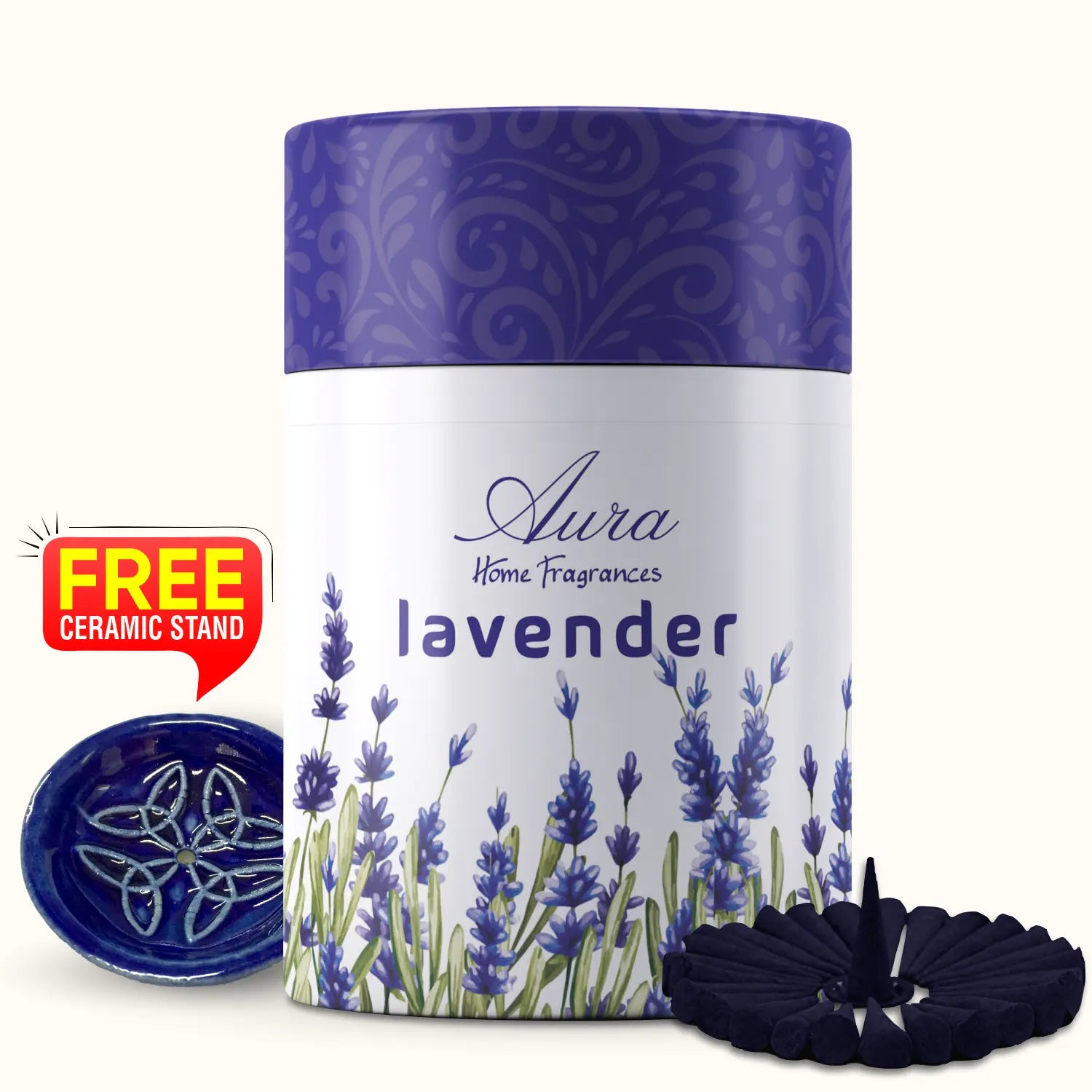Buy Lavender Dhoop Cone Pack - Odor Neutralizing & Soothing