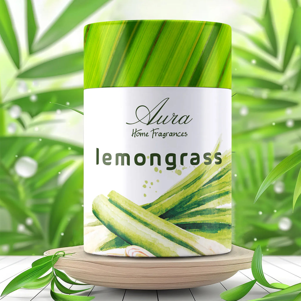 Lemongrass Aura Dhoop Cone Tube Pack 150g 5