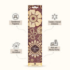 Aura Sandal Incense Sticks Sleeve Pack (25 Sticks)