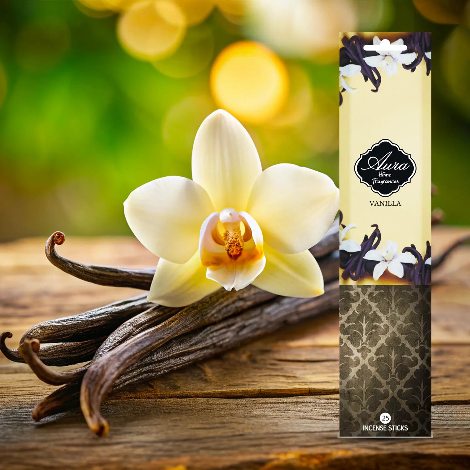 Vanilla Aura Incense Sleeve Pack (25 Sticks) 4
