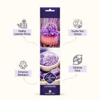 Aura Lavender Incense Sticks Sleeve Pack (25 Sticks)