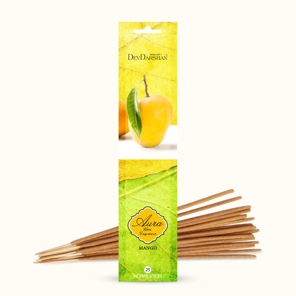 Aura Mango Incense Sticks – Natural, Sweet & Long-Lasting