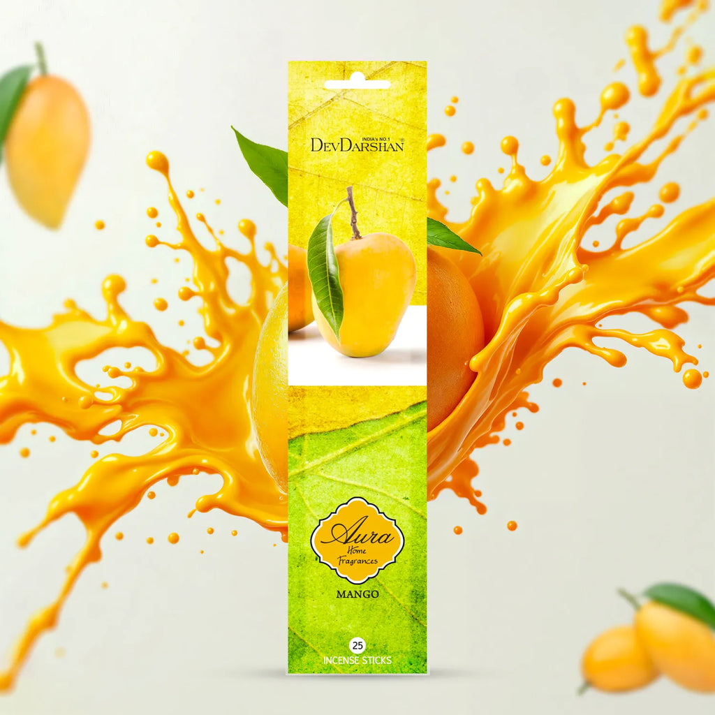 Mango Aura Incense Sleeve Pack (25 Sticks) 4