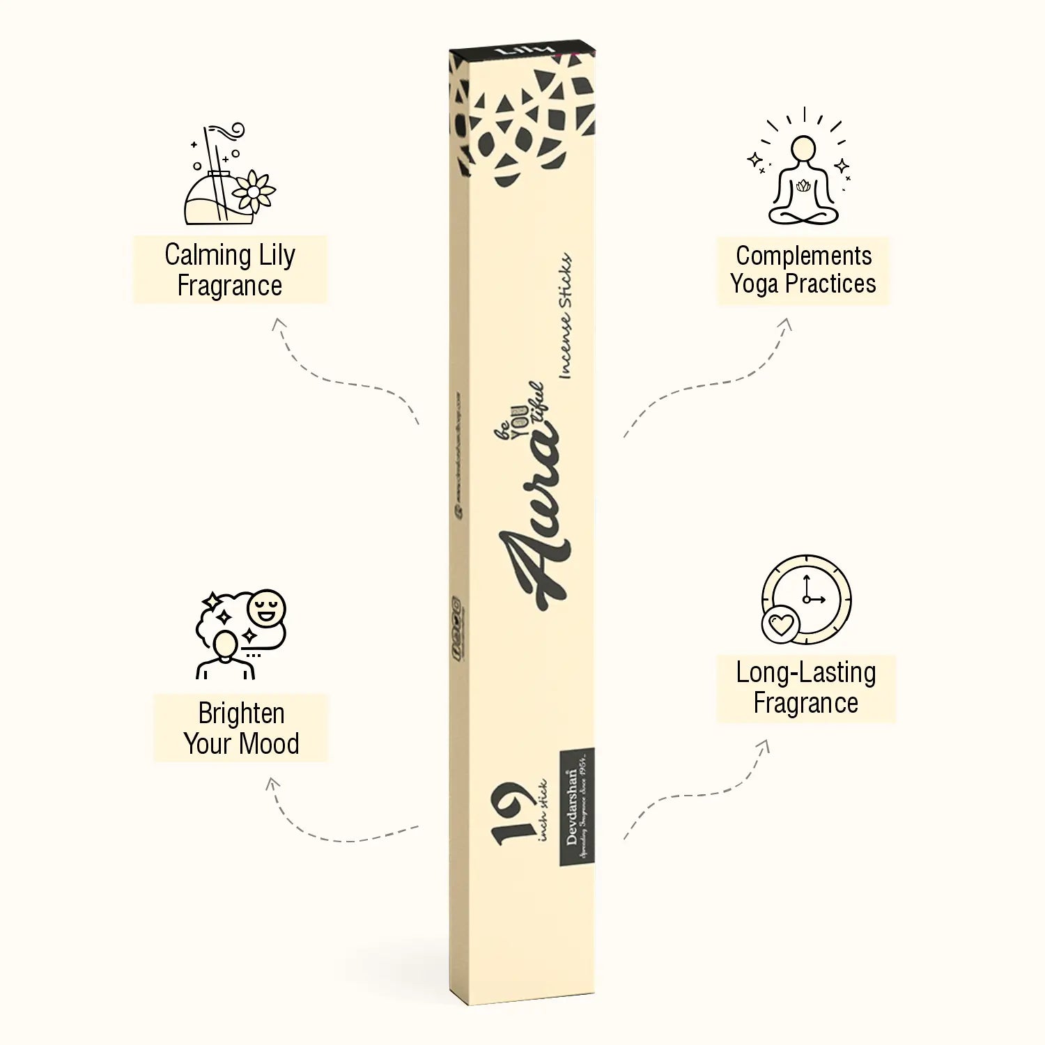 Lily Aura 19 Inch Long Incense Sticks (10 Sticks) 3