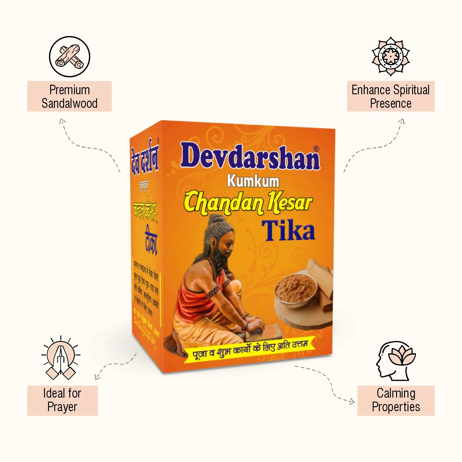 Kumkum Chandan Kesar Tika (40g) 2