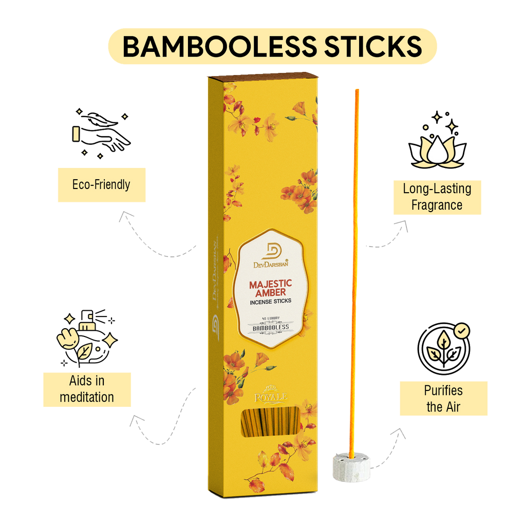 Majestic Amber Bambooless Incense Sticks 2