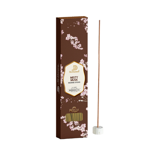 Misty Musk Incense Sticks - Premium Bambooless Dhoop