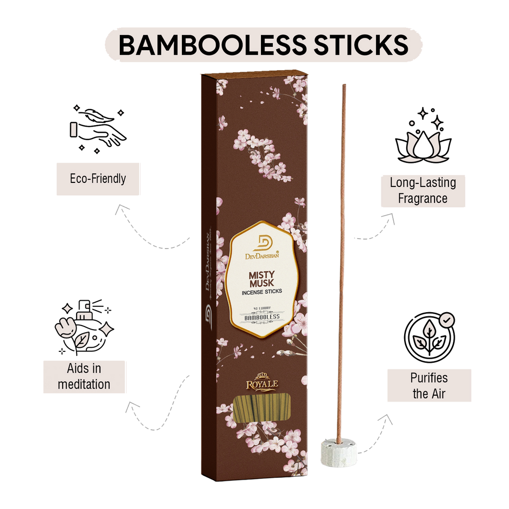 Misty Musk Bambooless Incense Sticks 2