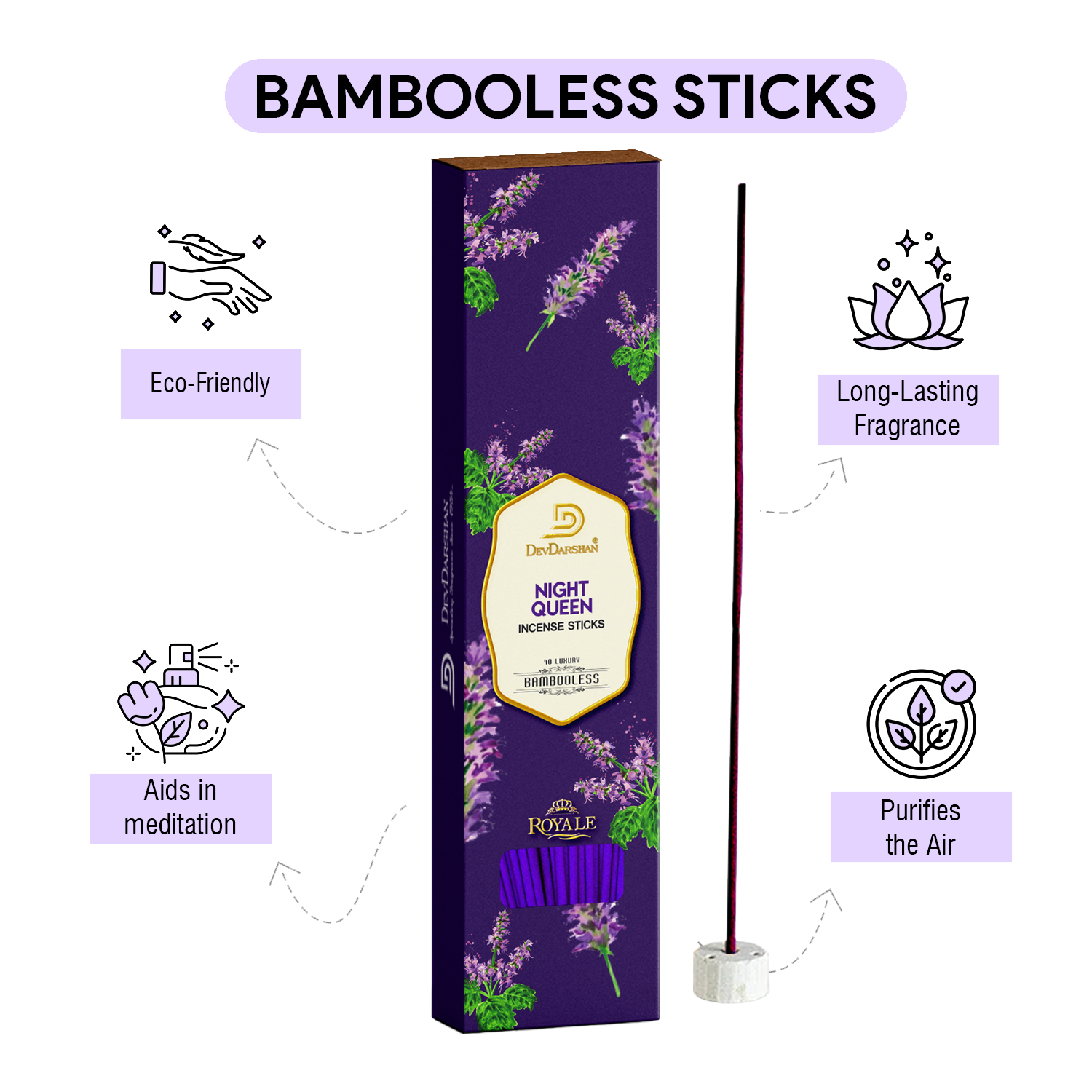 Night Queen Bambooless Incense Sticks 2